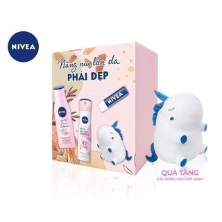 Hộp quà Nivea phiên bản đặc biệt tặng kèm gấu bông Unicorn