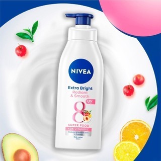 Sữa Dưỡng Thể NIVEA Mịn Mượt | Sáng Da Ban Ngày từ 8 Super Foods (200 ml) - 83804