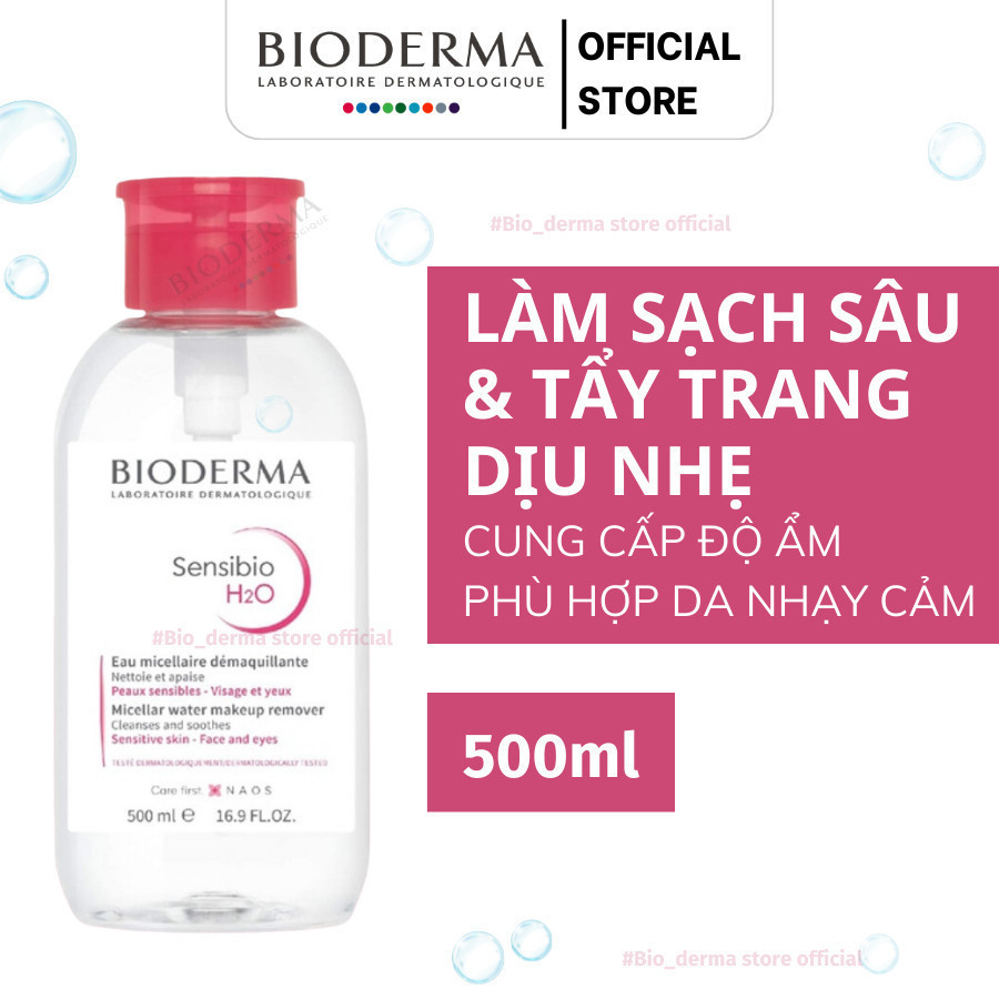 [CHÍNH HÃNG] Nước Tẩy Trang Bioderma Cho Da Dầu Mụn Và Da Nhạy Cảm, Sạch Sâu Lành Tính 500ML | BigBuy360 - bigbuy360.vn