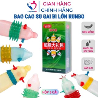 Bao cao su gai bi lớn RunBo chống xuất tinh sớm Bcs gân gai bi kéo dài thời gian quan hệ BCS03