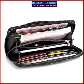 Ví Cầm Tay Nam Nữ Đẹp Đựng Tiền Cầm Tay Nhiều Ngăn Thời Trang Hàng Hiệu Cao Cấp. Ví Nam Da PU Cầm Tay Chính Hãng GC1955