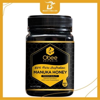 Mật Ong Manuka nhập khẩu Úc MGO 30+ 100% nguyên chất chính hãng Obee Australia Manuka Honey lọ 250gr