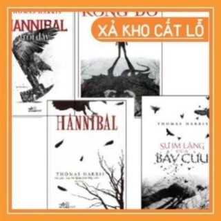 Combo 4 cuốn: Sự im lặng của bầy cừu, Rồng đỏ, Hannibal,Hannibal trỗi dậy