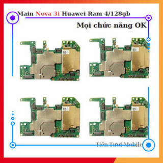 Main Huawei Nova 3i, ram 4/128gb,mọi chức năng full bị mật khẩu màn hình ,sẵn hàng ,sẵn hàng