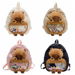 Balo capybara đi học đi chơi cho bé🍀balo đi du lịch dễ thương🍀
