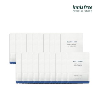Bộ 20 Sữa rửa mặt từ blueberry innisfree Blueberry Rebalancing 5.5 Cleanser 1mL