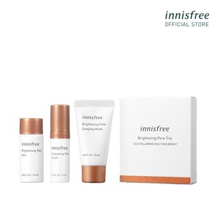 (Quà tặng không bán) Bộ dưỡng sáng và làm mờ lỗ chân lông quýt Hallabong Innisfree Brightening Pore Trio Kit