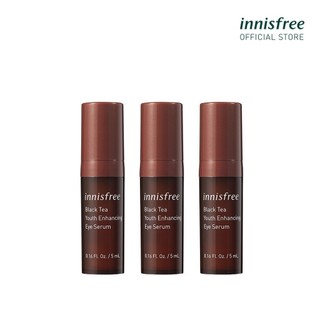 (Quà tặng không bán) Bộ 3 tinh chất dưỡng da vùng mắt từ trà đen innisfree Black Tea Youth Enhancing Eye Serum 5 mL