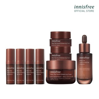 Bộ sản phẩm phục hồi da và chống lão hóa trà đen Innisfree Black Tea Youth Enhancing Set1