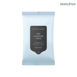 Khăn ướt tẩy trang kem chống nắng innisfree My Makeup Cleanser-Sun Cleansing Tissue (20 tờ)