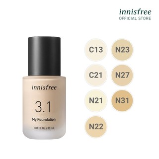 (Phiên bản mới) Kem nền trang điểm innisfree My Foundation 3.1 30ml