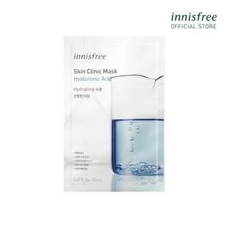 Mặt nạ Hyaluronic Acid innisfree Skin Clinic Mask – Vita C 20ml (1 miếng)