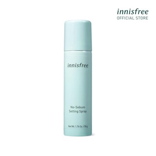 Nước xịt kiềm dầu khóa lớp trang điểm innisfree No Sebum Setting Spray 50ml