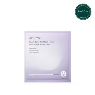 Mặt nạ dưỡng sáng và dưỡng ẩm da innisfree Quick Tone-up Mask – Violet Moisturising & Tone-up 10ml