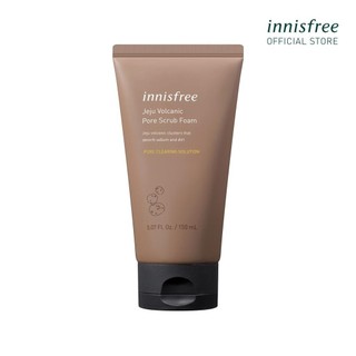 [Mã FMCG8 - 8% đơn 250K] Sữa rửa mặt tẩy tế bào chết làm sạch da từ tro núi lửa innisfree Volcanic Pore Scrub Foam 150ml