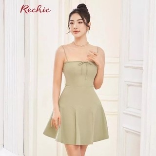 RECHIC Đầm Wena hai dây dáng ngắn phù hợp đi tiệc dạo phố