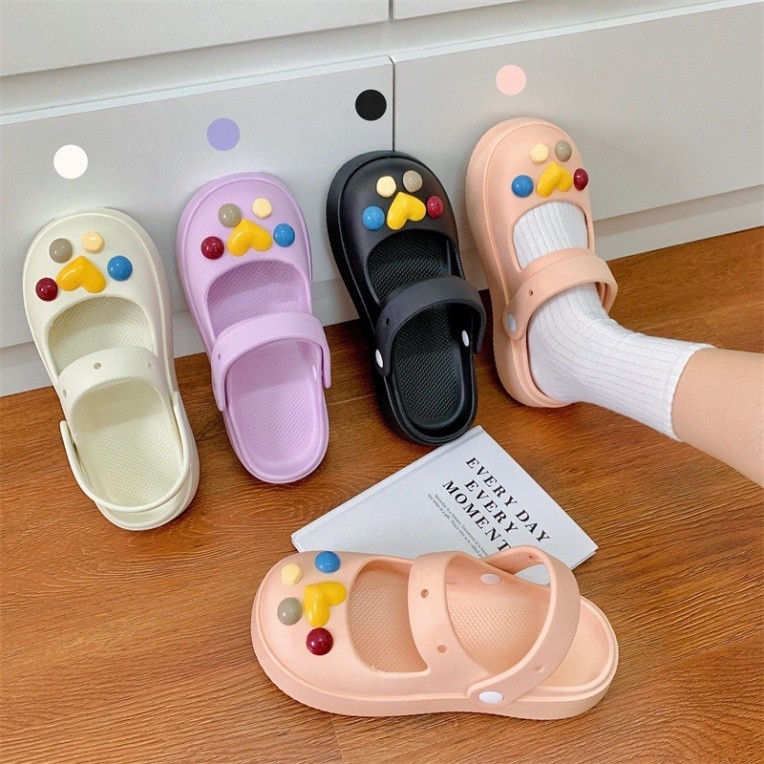 Dép Cross Mario Siêu Nhẹ Dép Nữ Đáng Yêu, Sục Có Quai Thời Trang Dép Nữ Đế Cao Êm Ái [ MARIO ]