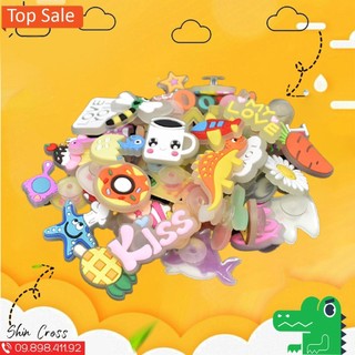 10 sticker cross cài dép cho nam và nữ mẫu mã đa dạng