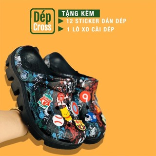 Giày dép Cross vảy sơn quai ngang vảySAO DEM tặng thêm 12 sticker