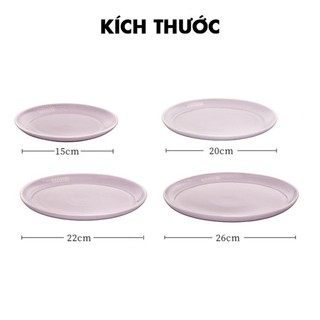 Đã ẩn - Đĩa sứ STAUB 26cm, màu cherry blossom