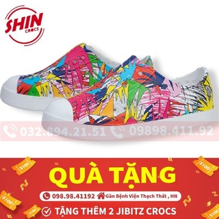 giày native💖FREESHIP💖giày native họa tiết sắc  mầu SHINNATIVE05 tặng thêm 2 sticker native