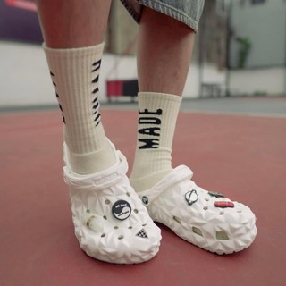 dép cross đế bánh mì bít đầu họa tiết nhiều màu hotrend BAN07 KIM CƯƠNG  tặng thêm 12 sticker cross