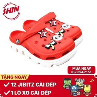 dép cross💖FREESHIP💖dép cross đỏ cute MAICROSSPG16 tặng 12 jibitz cross