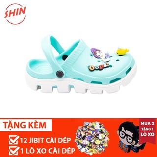 dép cross xanh mind đế lượn sóng💖FREESHIP💖dép cross bít đầu hotrend DU01