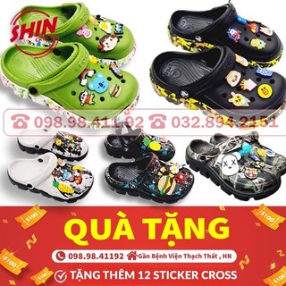 Dép Cross Vảy Sơn Sục Bít Đầu Nhiều Màu Sắc Đa Dạng, Dép Crocs Sục Cross Vảy Sơn Phong Cách Thời Trang Êm Ái [ VẢY SƠN ]