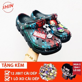 Dép Cross Vảy Sơn Sao Đêm Sục Bít Đầu Thời Trang, Dép Crocs Vảy Sơn Sục Bánh Mì Phong Cách Cho Nam [ SAO ĐÊM ]