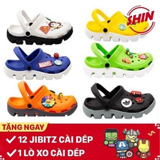 dép khủng long cross đế xương lượn sóng cao cấp💖FREESHIP💖sục cross bít đầu hotrend DU01