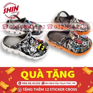 dép cross💖FREESHIP💖dép cross vảy sơn quai ngang 2 màu bán chạy 2022 tặng thêm 12 sticker cross