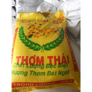 Gạo thơm thái 10kg Dẻo Mềm cơm