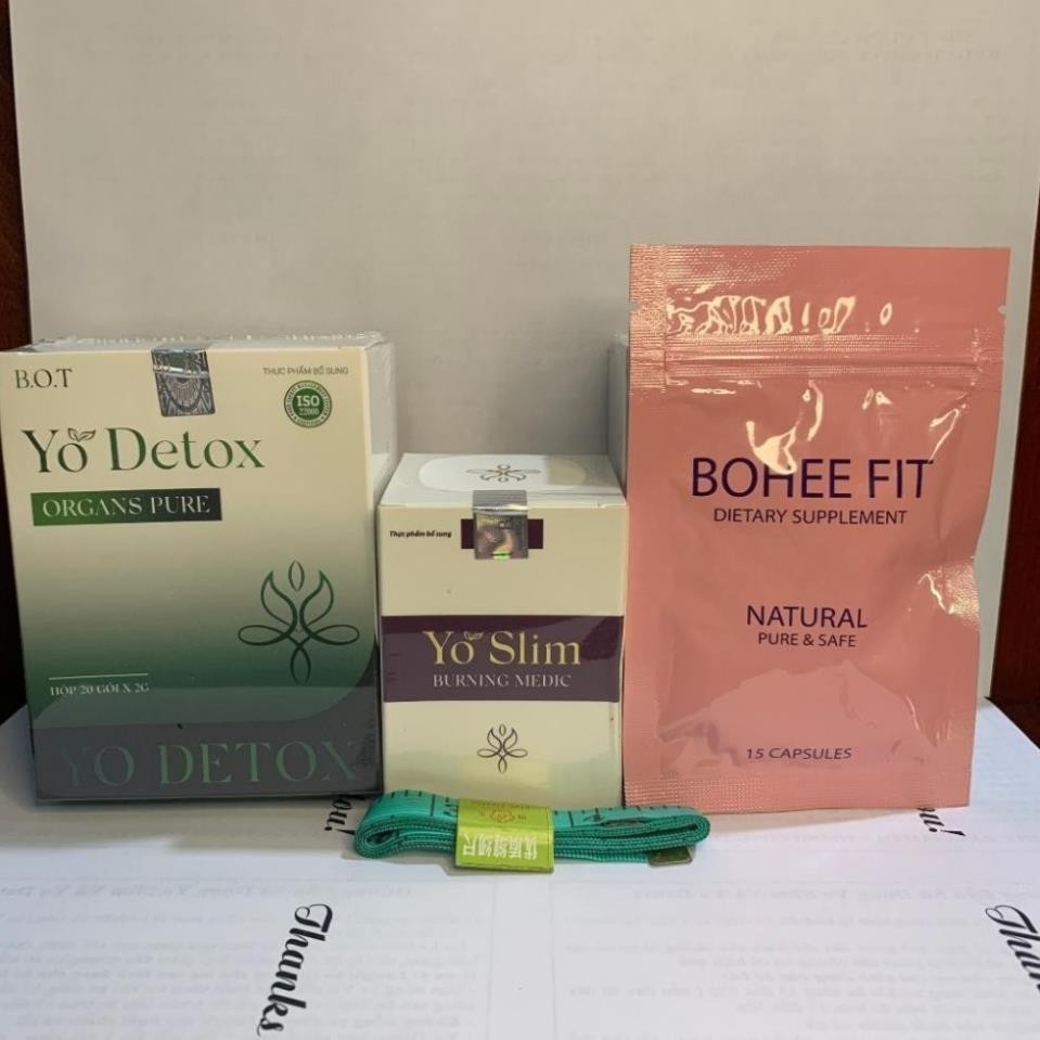 Giảm Cân Yo Slim và Yo Detox B.O.T tặng kèm Magic Body liệu trình 15 ngày an toàn hiệu quả- BENZA STORE