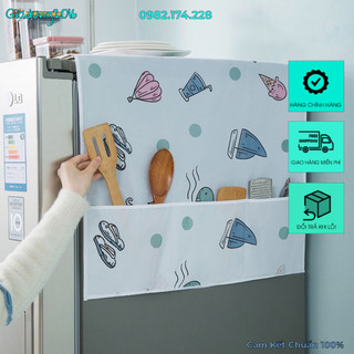 Khăn phủ tủ lạnh chống thấm 🌏free ship🌎 chống bụi dày dặn mẫu mới