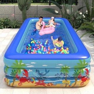 Bể bơi cho bé 3 tầng loại 3m, 2m6, 2m1 và 1m8,1m5 ... bể bơi 3 tầng, đáy 2 lớp, chống trượt, an toàn