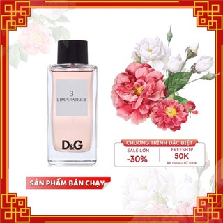 Nước hoa d g l'imperatrice 3 edt 10ml
