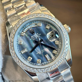 Đồng Hồ Nam RoLex Sapphire RA82 Case 36mm/40mm Mặt Xà cừ Máy cơ Automatic Nhật