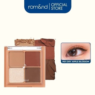 [Rom&nd] [Music Series] Bảng phấn mắt 4 ô Hàn Quốc Romand Better Than Eyes 7g