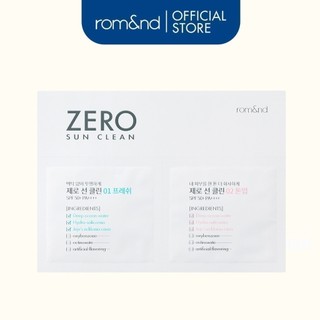 Sample kem chống nắng hàn quốc romand zero sun clean sfp 50+/ pa++++ 5g