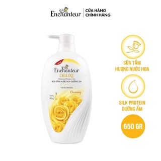 Sữa tắm hương nước hoa dưỡng da thơm mịn Enchanteur Charming 650g