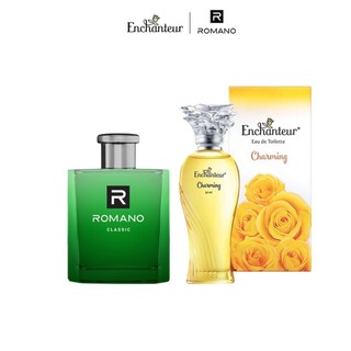 Nước hoa cao cấp Enchanteur Charming & Nước hoa cao cấp Romano Classic 50ml/chai