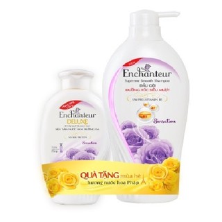 Dầu gội nước hoa Enchanteur Sensation 650gr - Tặng sữa tắm nước hoa Enchanteur Sensation 150gr NYP