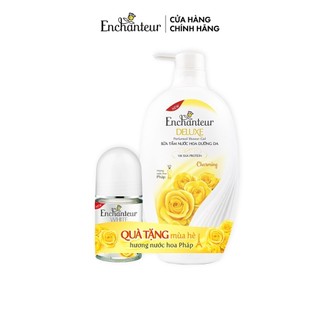 Sữa tắm nước hoa Charming Enchanteur 450gr + Lăn khử mùi 25ml