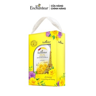 [HB Gift] Hộp quà Sữa tắm nước hoa dưỡng da Enchanteur Charming 650gr