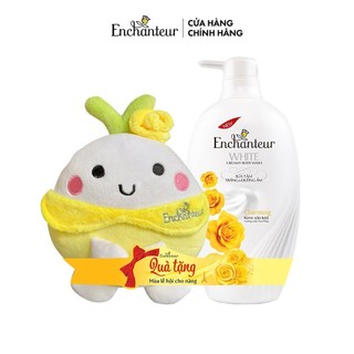 Sữa Tắm Trắng Và Dưỡng Ẩm Enchanteur Charming 650Gr + Tặng Gối Bông
