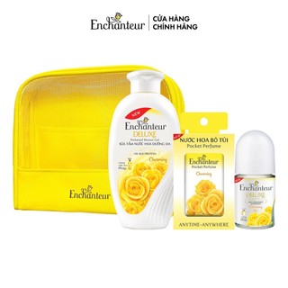 Bộ sản phẩm du lịch chăm sóc cơ thể Enchanteur Charming