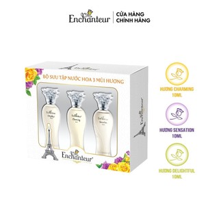 Bộ Sưu tập nước hoa 3 mùi hương Enchanteur Charming, Sensation, Delightful 10ml/ Chai
