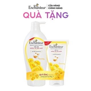 [HB Gift] Dầu gội nước hoa Enchanteur Charming 650gr - Tặng Dầu xả dưỡng tóc 125gr