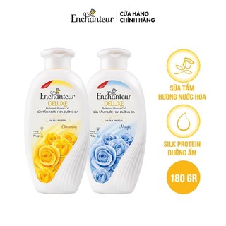 Bộ đôi Sữa tắm nước hoa dưỡng da Enchanteur Magic và Charming 180gr/ Chai